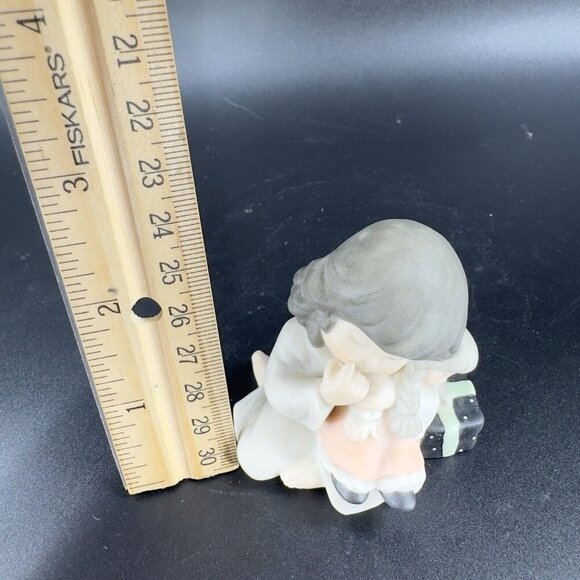 1999 NBM BAHNER Kim Anderson Verkerke Ceramic Figurine Girl Holding A Doll - Picture 2 of 11